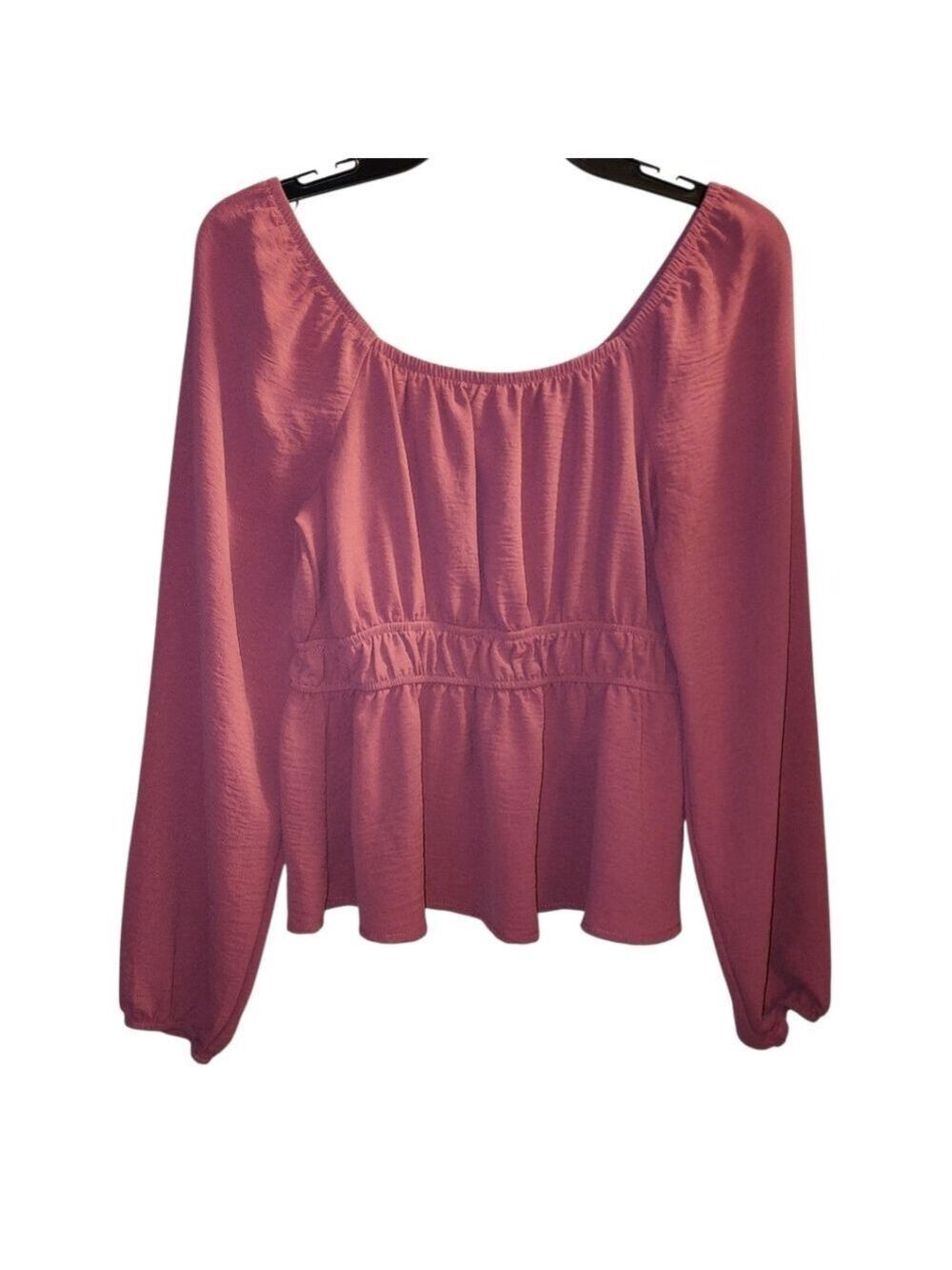 Olive and Oak Pink Blouse Long Sleeve Size Small